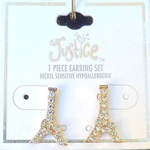 Justice Eiffel Tower Earrings
